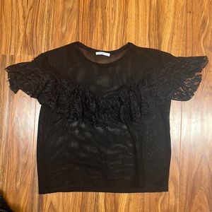ZARA Trafaluc Black Top